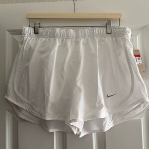 Nike Women's Athletic White Shorts